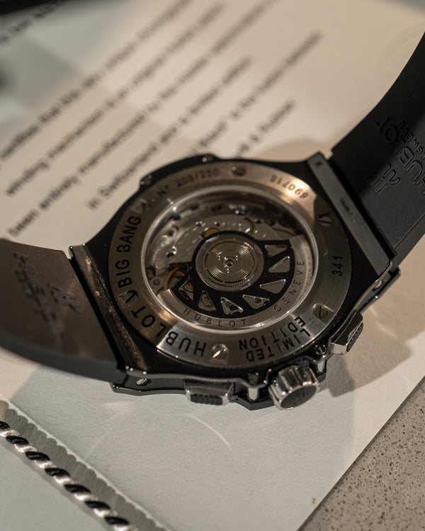 Hublot Big Bang All Black Limited Edition 341.CX.134.RX – Full Set (2008, Serviced 2024)