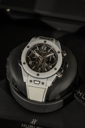 Hublot Watch Big Bang Unico 42 White Ceramic 441.HX.1171.RX - Full Set - 2024