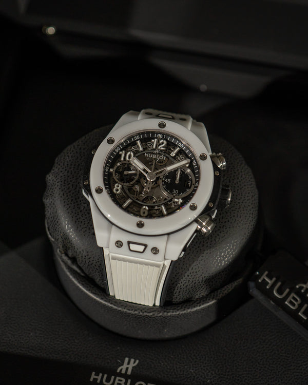 Hublot Watch Big Bang Unico 42 White Ceramic 441.HX.1171.RX - Full Set - 2024