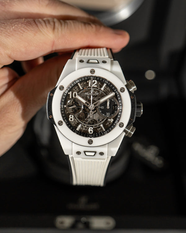 Hublot Watch Big Bang Unico 42 White Ceramic 441.HX.1171.RX - Full Set - 2024