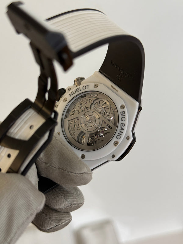 Hublot Watch Big Bang Unico 42 White Ceramic 441.HX.1171.RX - Full Set - 2024