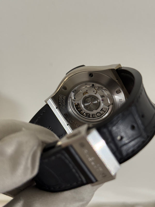Hublot Watch Classic Fusion Racing Grey Titanium 42mm 542.NX.7071.LR - Grey Dial - Full Set - 2021