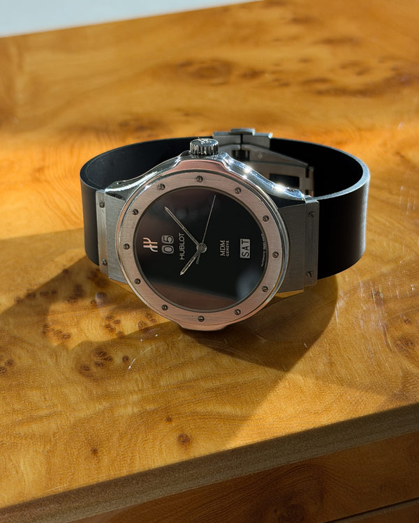 Hublot Watch MDM Classic Day-Date 1840.1 - Black Dial - Watch Only