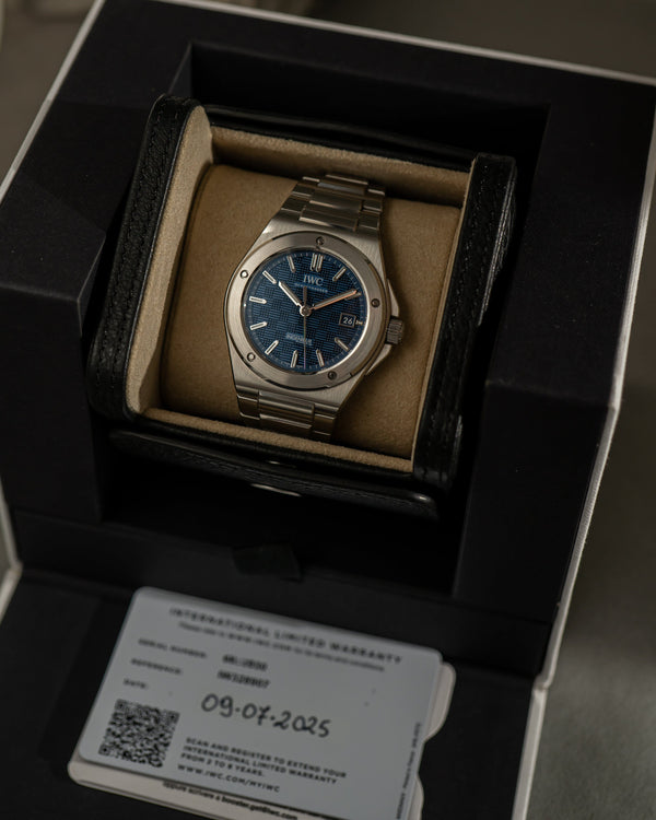 IWC Ingenieur 40 IW328907 - Blue Dial - Full Set (2025)