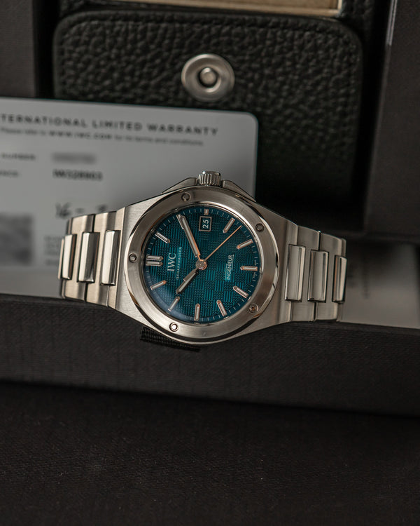 IWC Watch Ingenieur Automatic 40 IW328903 - Aqua Dial - Full Set - 2024