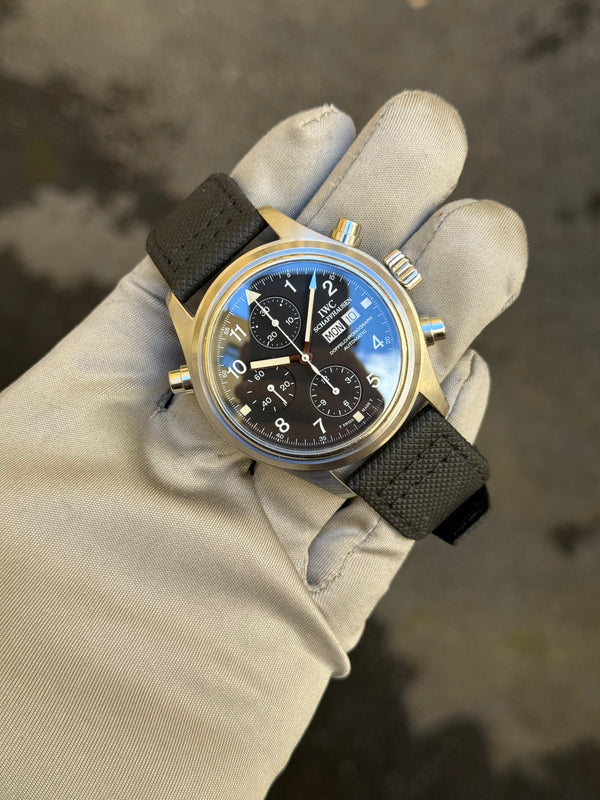 IWC Watch Pilot Doppelchronograph IW3713 - Full Set - 2000
