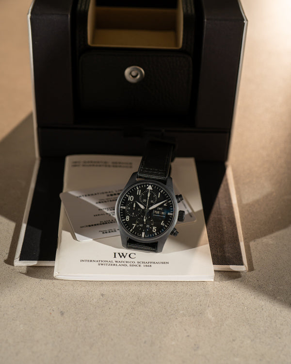 IWC Pilot’s Chronograph 41 Top Gun Ceratanium IW388106 – Full Set