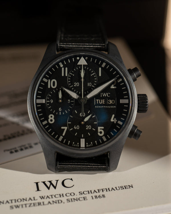 IWC Pilot’s Chronograph 41 Top Gun Ceratanium IW388106 – Full Set