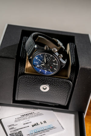 IWC Watch Pilot's Watch Chronograph Top Gun IW389101 - Black Ceramic - Full Set (2023)