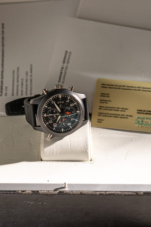 IWC Watch Pilot's Watch Double Chronograph Top Gun IW379901 - Ceramic - Full Set (2008)