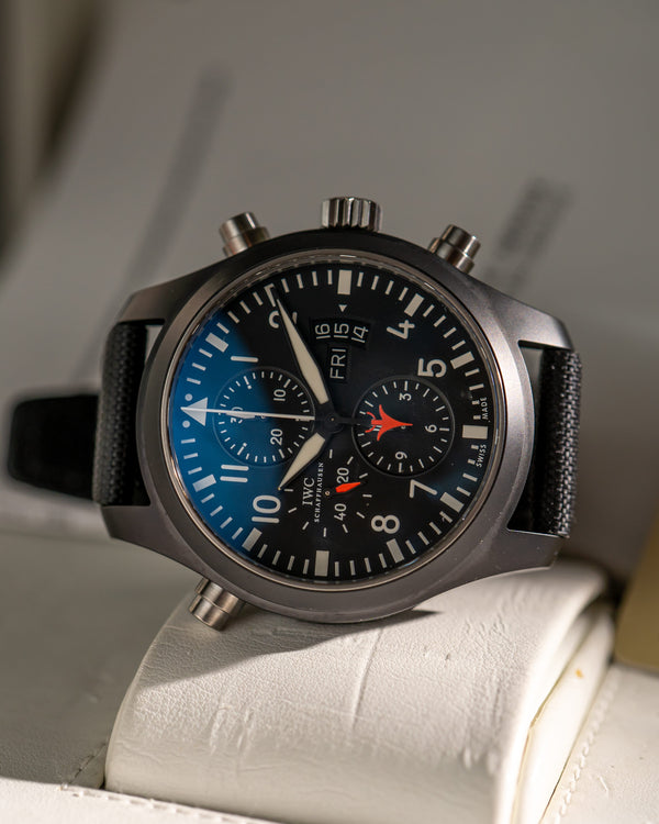 IWC Watch Pilot's Watch Double Chronograph Top Gun IW379901 - Ceramic - Full Set (2008)