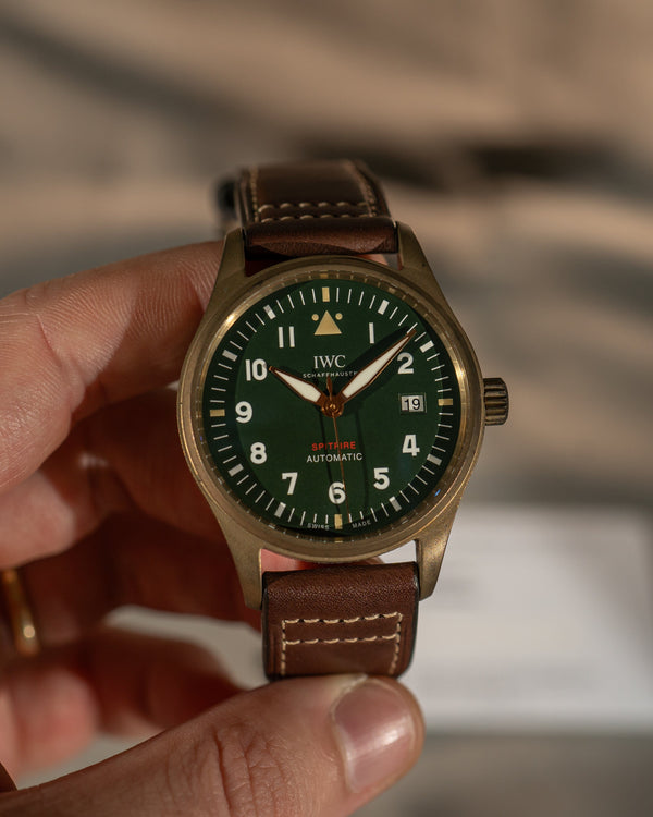 IWC Pilot’s Watch Spitfire Bronze IW326802 – Green Dial – With Card (2023)