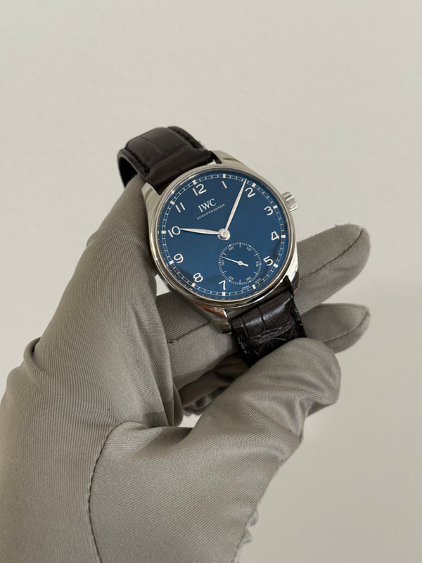 IWC Watch Portugieser Automatic 40 IW358305 - Blue Dial - Full Set - 2023