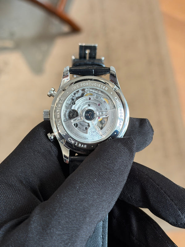 IWC Watch Portugieser Chronograph IW371605 - Silver Dial - Full Set (2020)