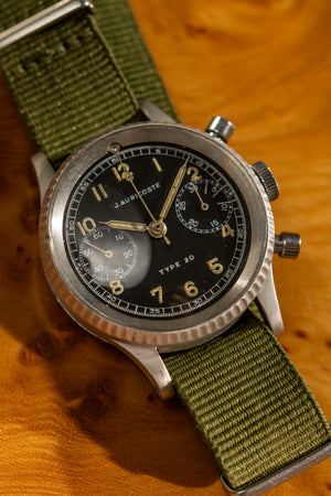 J.Auricoste Watch Type 20 - French Military Flyback 5.099-54 - Watch Only (ca. 1954)