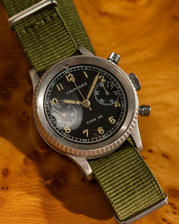 J.Auricoste Watch Type 20 - French Military Flyback 5.099-54 - Watch Only (ca. 1954)