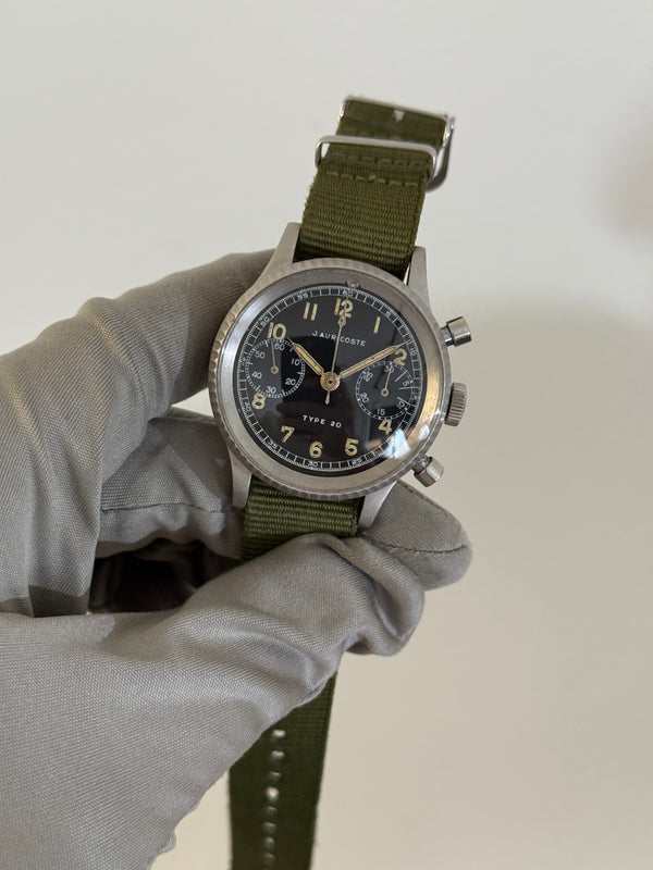J.Auricoste Watch Type 20 - French Military Flyback 5.099-54 - Watch Only (ca. 1954)
