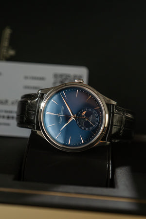 Jaeger Le-Coultre Watch Master Ultra Thin Moon Q1368480 - Blue Dial - Full Set (2025)