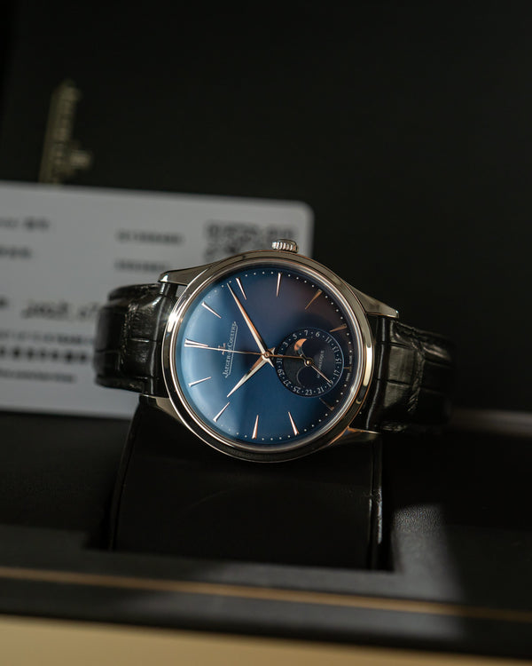 Jaeger Le-Coultre Watch Master Ultra Thin Moon Q1368480 - Blue Dial - Full Set (2025)