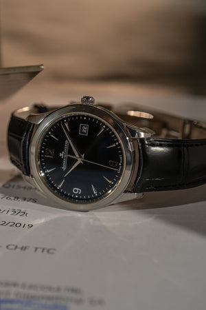 Jaeger-LeCoultre Master Control Date 176.8.37S - Black Dial - Box & Archive Papers