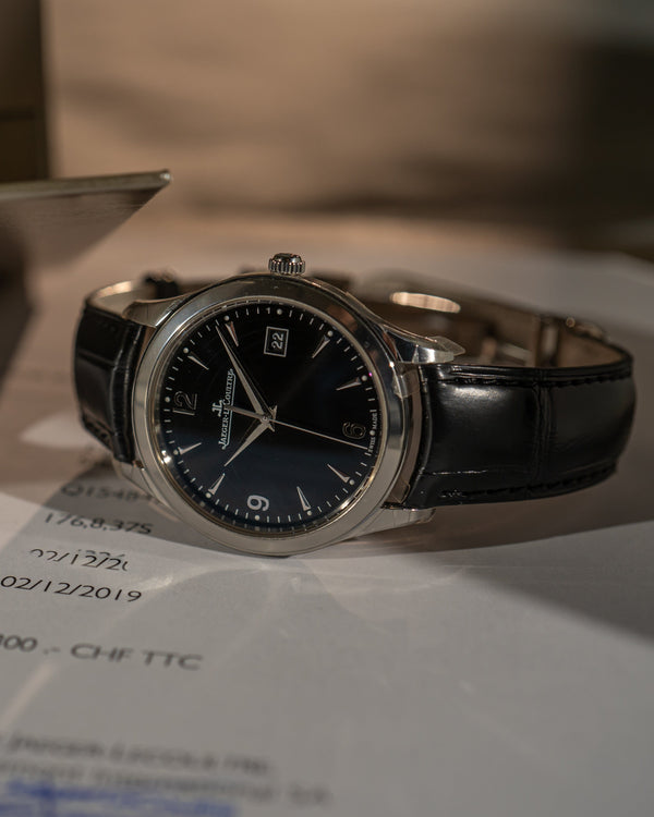 Jaeger-LeCoultre Master Control Date 176.8.37S - Black Dial - Box & Archive Papers