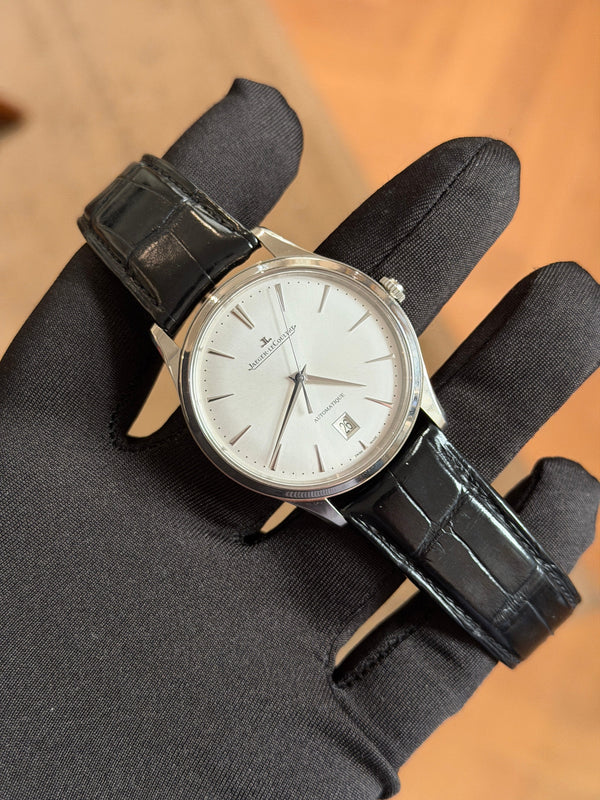 Jaeger-LeCoultre Watch Master Ultra Thin Date Q1238420 - Silver Sunburst Dial - Full Set (2022)