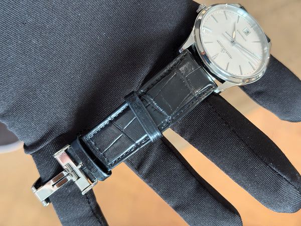 Jaeger-LeCoultre Watch Master Ultra Thin Date Q1238420 - Silver Sunburst Dial - Full Set (2022)