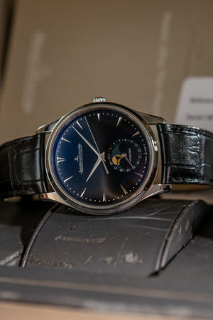 Jaeger-LeCoultre Watch Master Ultra Thin Moon Q1368470 - Black Dial - Full Set - 2019