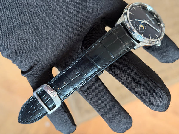 Jaeger-LeCoultre Watch Master Ultra Thin Moon Q1368470 - Blue Sunburst Dial - Full Set (2019)