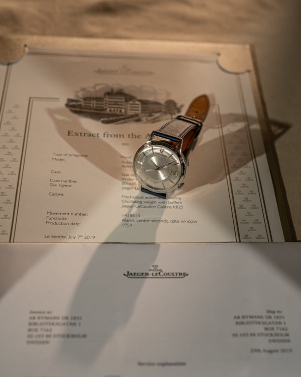 Jaeger-LeCoultre Memovox E855 – First Generation with Extract (1959)