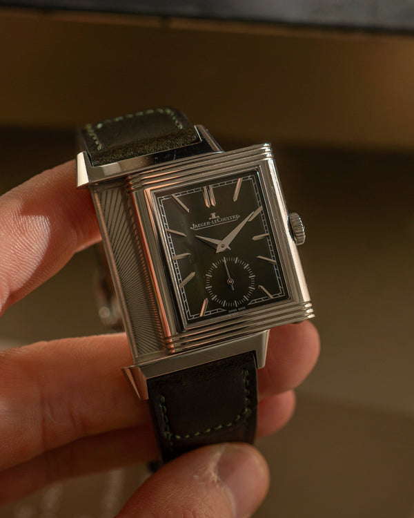 Jaeger-LeCoultre Reverso Tribute Small Seconds Q3978430 - Green Dial - Full Set (2021)