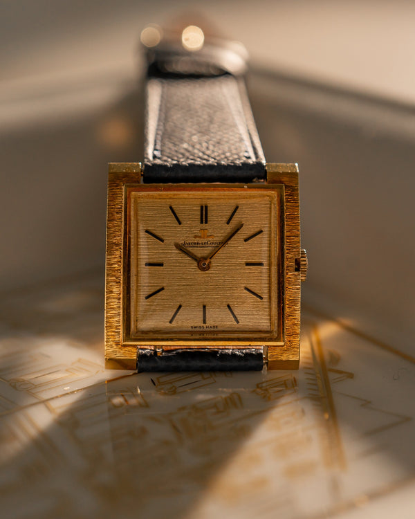 Jaeger-LeCoultre Tank 18k Yellow Gold "Bark"