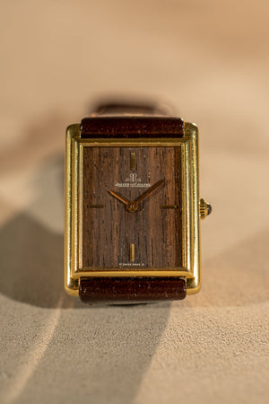 Jaeger-LeCoultre Tank 6029.1 – Wood Dial – 18k Yellow Gold