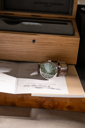 Laurent Ferrier Watch Classic Micro-Rotor 40 LCF004.AC.VG1 - Evergreen Dial - Full Set - 2023