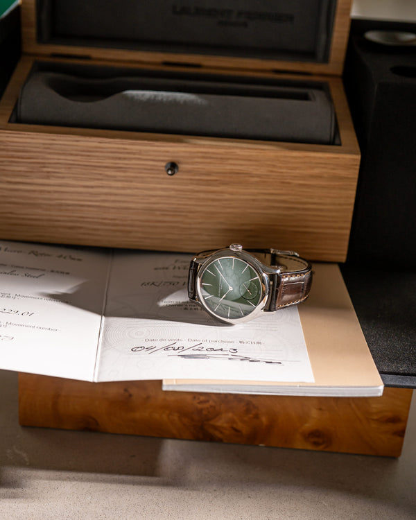 Laurent Ferrier Watch Classic Micro-Rotor 40 LCF004.AC.VG1 - Evergreen Dial - Full Set - 2023