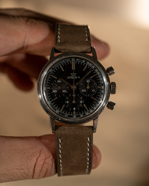 Lemania 813-65 - Rare Black Dial - Caliber 2310 (321)