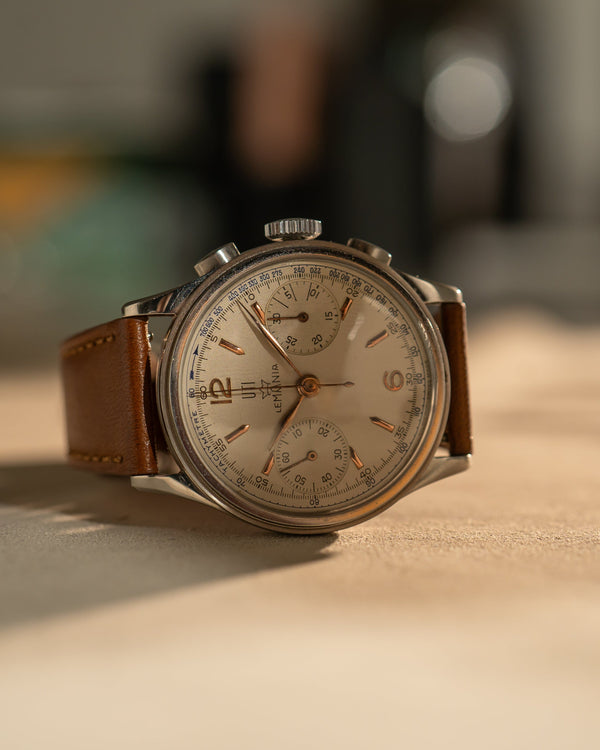 Lemania “UTI” Chronograph – 15TL Movement – ca. 1940s/1950s