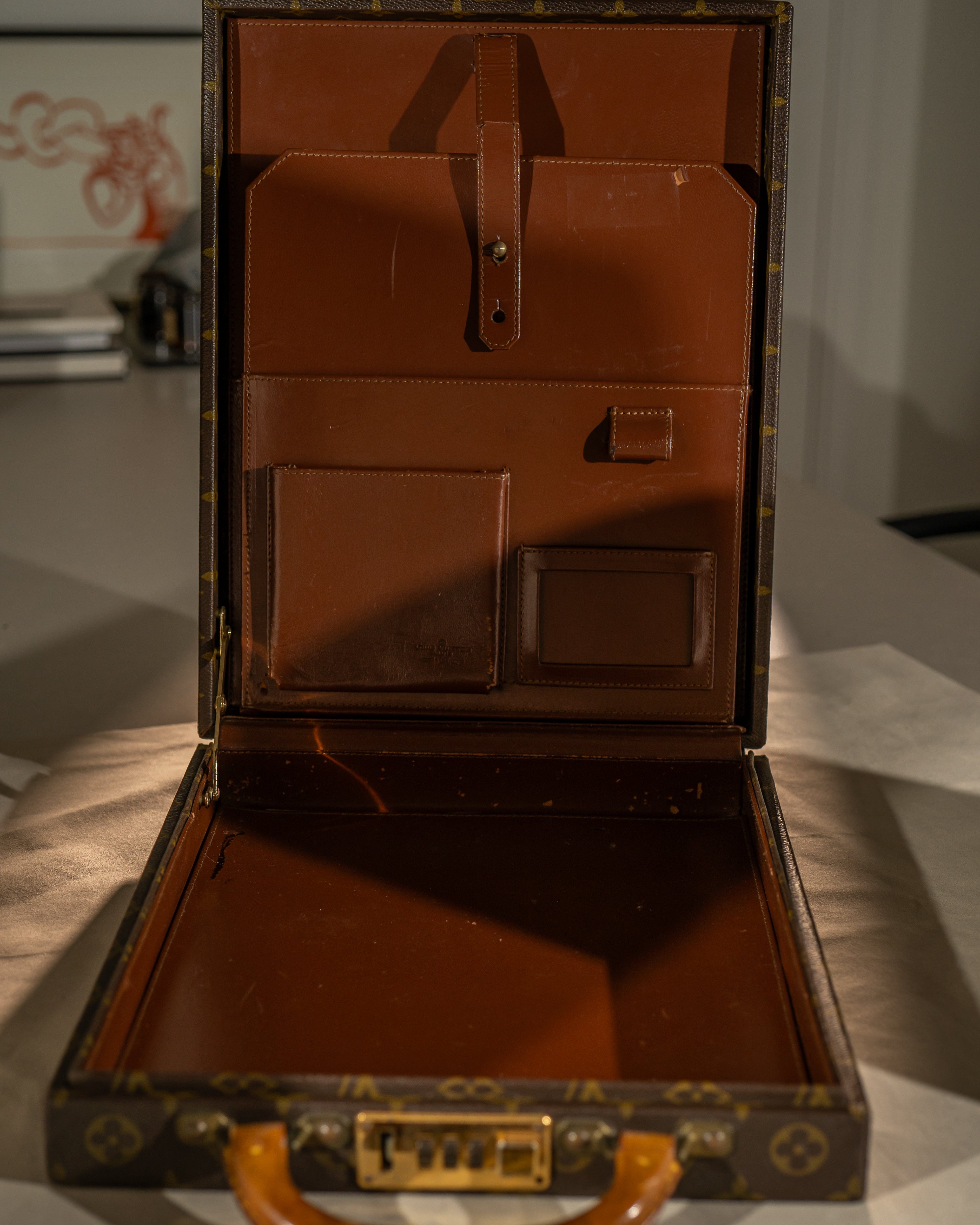 Vuitton Monogram Vintage Louis Vuitton Hard Suitcase Monogram