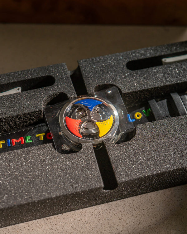 MB&F M.A.D Editions Watch M.A.D.1 "Time to Love" - Jean-Charles de Castelbajac Limited Edition 999 - Full Set - 2024