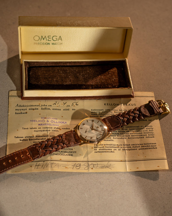 Omega 14k Rose Gold Caliber 266 - Box & Papers (1956)