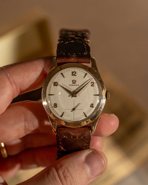 Omega 14k Rose Gold Caliber 266 - Box & Papers (1956)