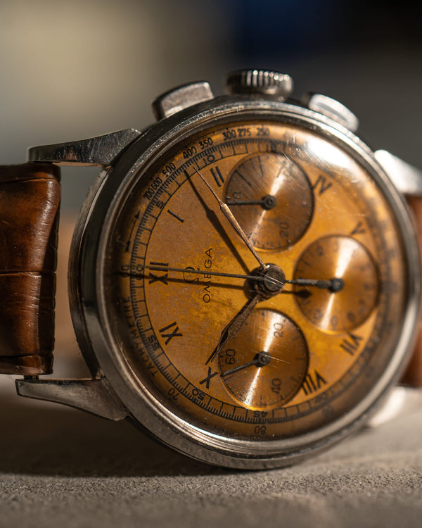 Omega Chronograph CK2277-1 – Tropical Dial – 1940’s