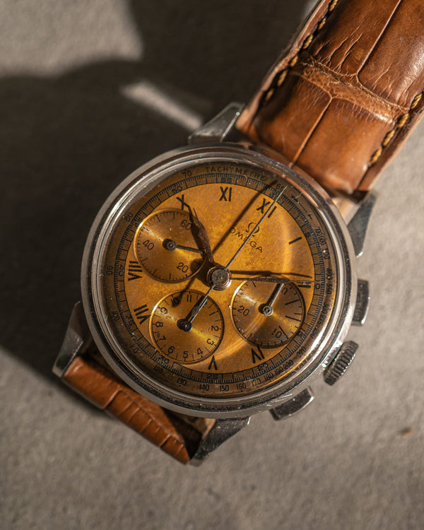 Omega Chronograph CK2277-1 – Tropical Dial – 1940’s