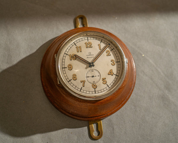 Omega Dashboard Clock for Swedish Navy Submariners - Tre Kronor - 8 Days - ca 1962