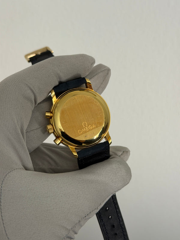 Omega Watch De Ville Prestige Chronograph 4140.31.00 - 18K Yellow Gold - Box & Papers - 2017