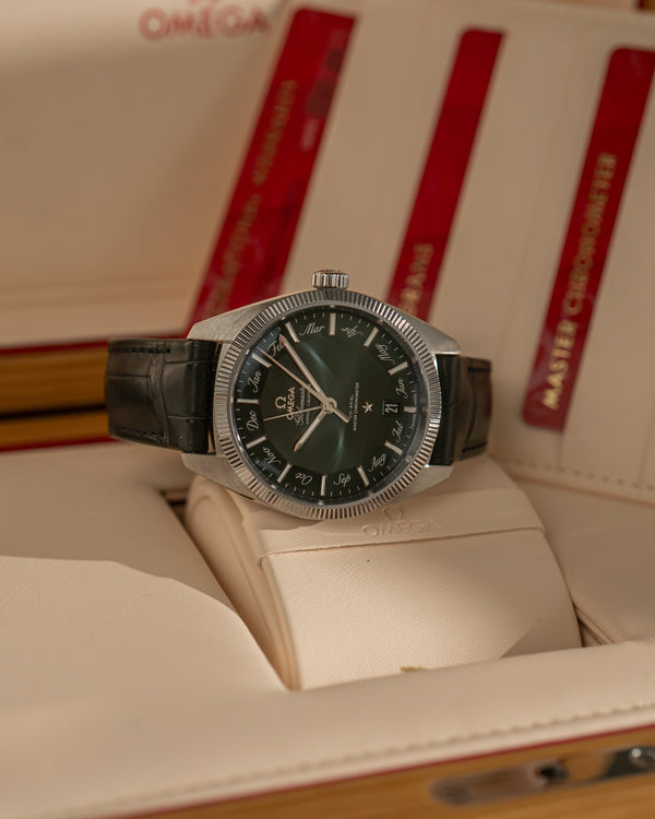 Omega Globemaster Annual Calendar 130.33.41.22.10.001 - Green Dial - Full Set (2024)