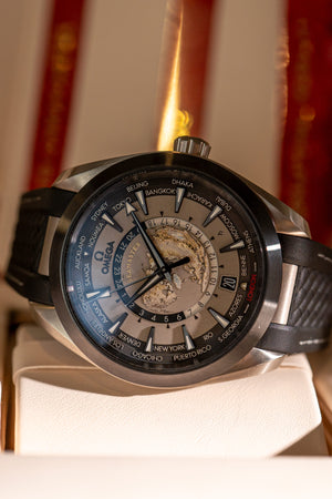 Omega Watch Omega Seamaster Aqua Terra Worldtimer 220.92.43.22.99.001 - Titanium - Full Set - 2023