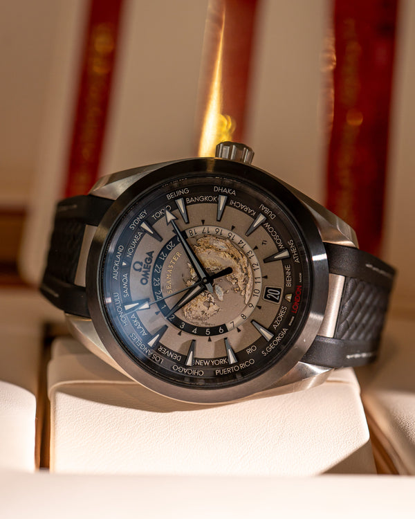 Omega Watch Omega Seamaster Aqua Terra Worldtimer 220.92.43.22.99.001 - Titanium - Full Set - 2023