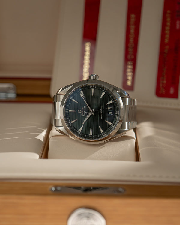Omega Seamaster Aqua Terra 41 220.10.41.21.10.001 - Green Dial - Full Set (2025)