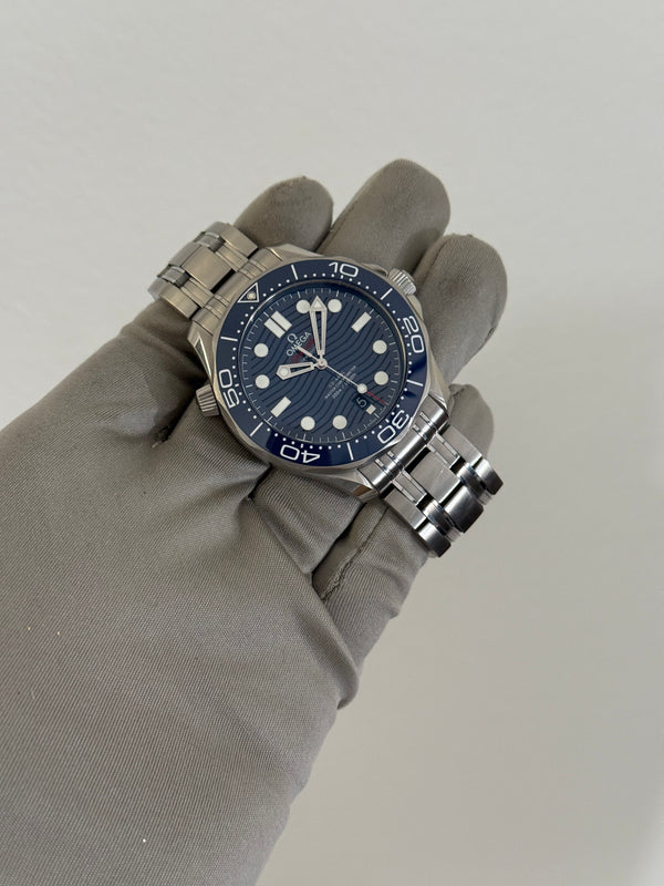 Omega Watch Seamaster Diver 300M 210.30.42.20.03.001 - Blue Wave Dial - Full Set - 2023